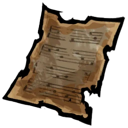 Aged Sheet Music